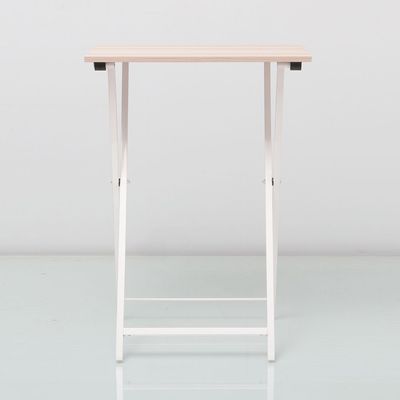 Mineo Foldable Side Table- Ash White