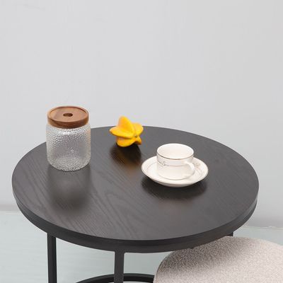 Myro Coffee Table +Stool - Black/White