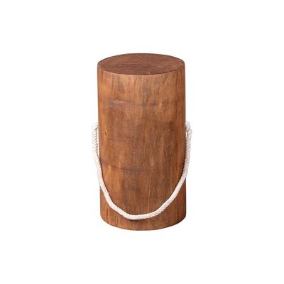 Irma Wooden Side Table - Brown - With 2-Year Warranty