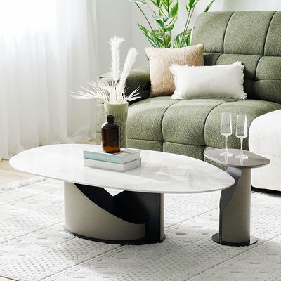 Escro Coffee Table + End Table Set - Marble - With 2-Year Warranty