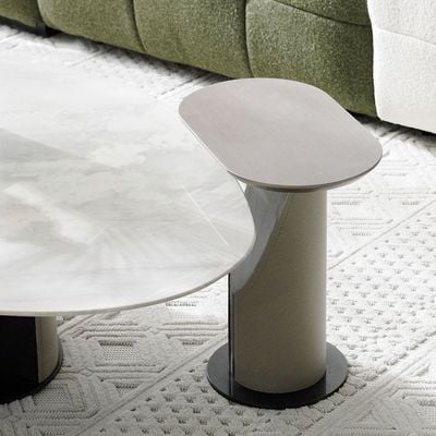 Escro Coffee Table + End Table Set - Marble - With 2-Year Warranty