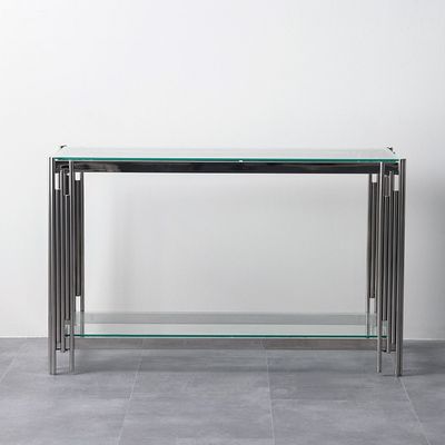 Nail Console Table - Stainless Steel