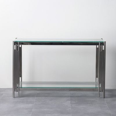 Nail Console Table - Stainless Steel - With 2-Year Warranty