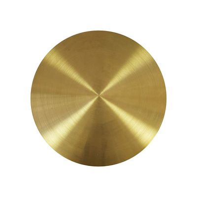 Dobler Round  Side Table - Gold / Black