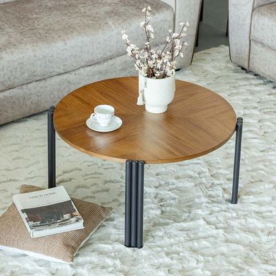 Rombus Coffee Table - Brown/Black 