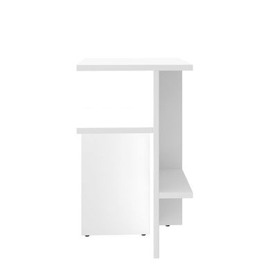 Hera Side Table - White - With 2-Year Warranty