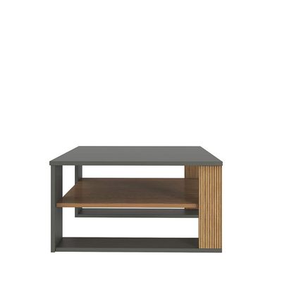 Leroy Square Centre Table- Anthracite/Walnut - With 2-Year Warranty