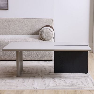 Cavalli Coffee Table - Cream/Black - With 2-Year Warranty