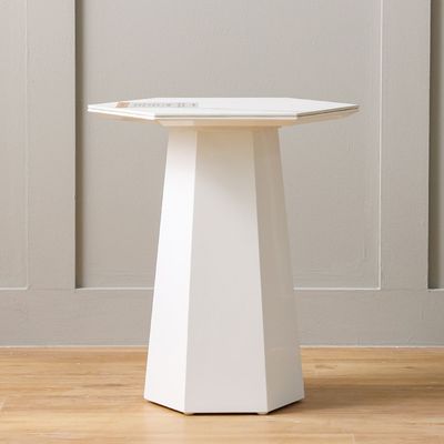 Monarch End Table - White - With 2-Year Warranty