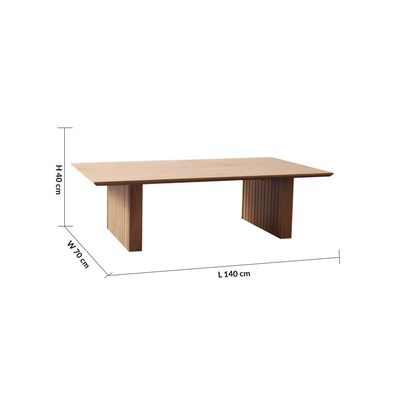 Calibra Coffee Table - Light Oak - With 2-Year Warranty