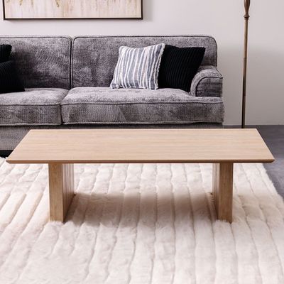 Calibra Coffee Table - Whitewash/Oak 