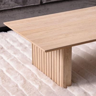 Calibra Coffee Table - Whitewash/Oak - With 2-Year Warranty