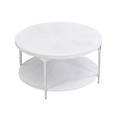 Mello Round Coffee Table - Grey / Silver