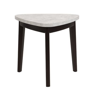 Somer End Table - Grey / Walnut