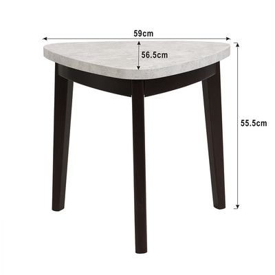 Somer End Table - Grey / Walnut