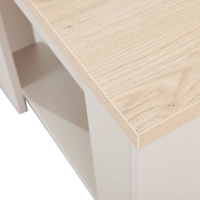 Cardano End Table - Natural/Champagne - With 2-Year Warranty