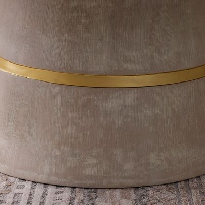 Margaret Round Coffee Table - Beige / Terrazo / Gold