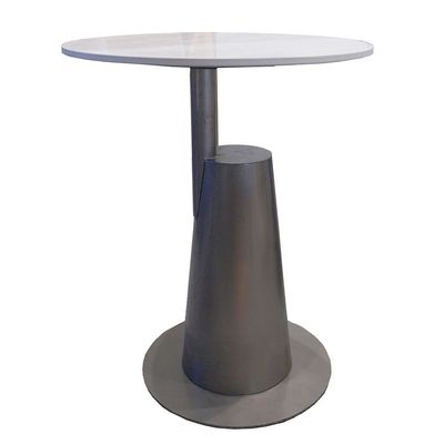 Lark Side Table - Grey  / Gunmetal Black