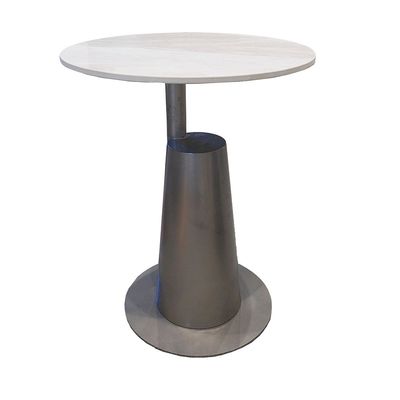 Lark Side Table - Grey  / Gunmetal Black