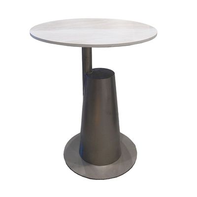 Lark Side Table - Grey  / Gunmetal Black