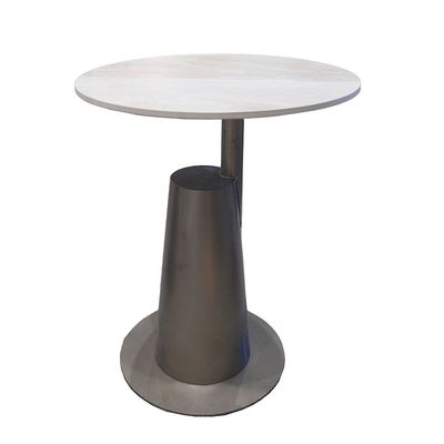 Lark Side Table - Grey  / Gunmetal Black