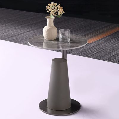 Lark Side Table - Grey  / Gunmetal Black