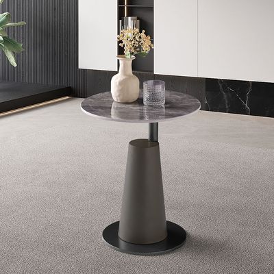 Lark Side Table - Grey  / Gunmetal Black