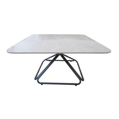 Parker Coffee Table - Set of 2 - Ivory/Grey/Gunmetal Black - With 2-Year Warranty