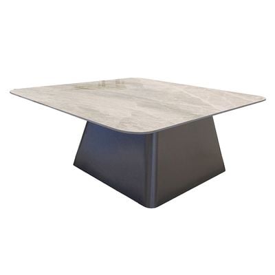 Trinity Set of 2 Coffee Table - Grey/Gunmetal Black