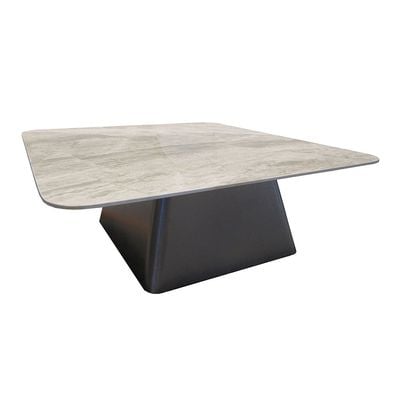 Trinity Set of 2 Coffee Table - Grey/Gunmetal Black