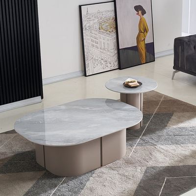 Linvel Set of 2 Coffee Table - Blue Stone / Light Grey