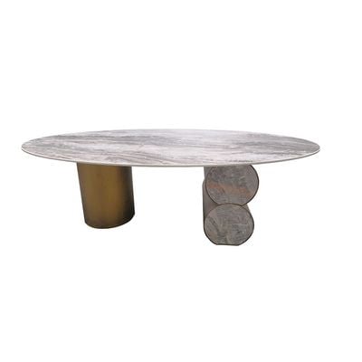 Cooper Set of  2 Coffee Table - Grey / Antique Bronze