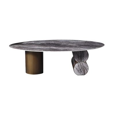 Cooper Set of  2 Coffee Table - Grey / Antique Bronze