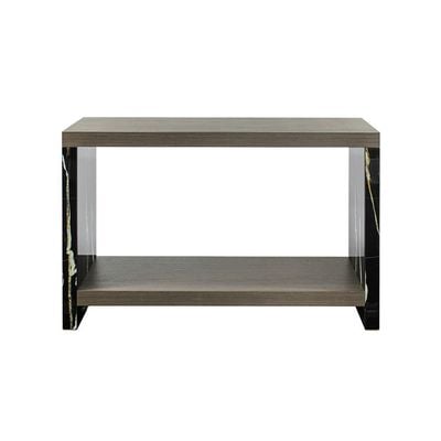 Alisent Console Table W/  Mirror- Brown / Black