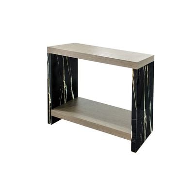 Alisent Console Table W/  Mirror- Brown / Black