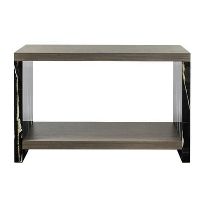 Alisent Console Table W/  Mirror- Brown / Black