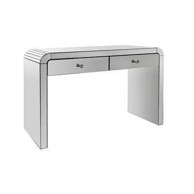 Dalton Console Table W/  Mirror- Silver / Glass