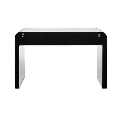 Dalton Console Table W/  Mirror- Silver / Glass