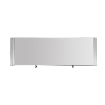 Dalton Console Table W/  Mirror- Silver / Glass