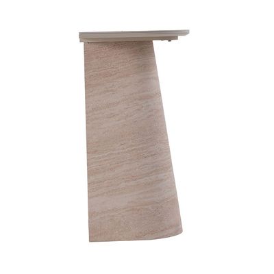 Baela Ceramic Top Console Table  - Beige/Stone