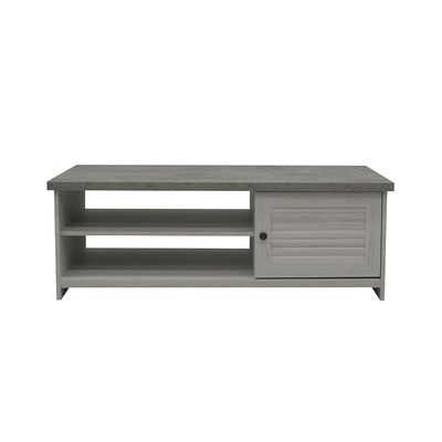 Zenith Coffee Table W/1Door-White Oak+Cement