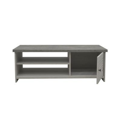 Zenith Coffee Table W/1Door-White Oak+Cement