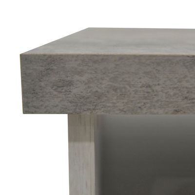 Zenith Coffee Table W/1Door-White Oak+Cement