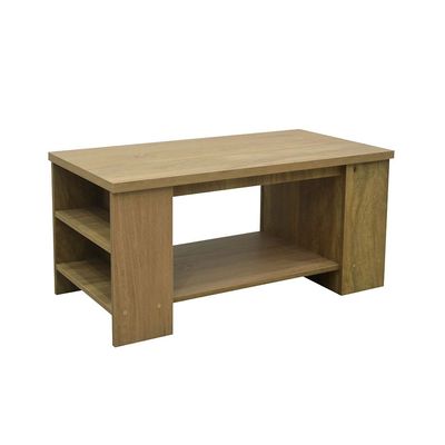 Athens Coffee Table W/Open Shelves-Light Oak