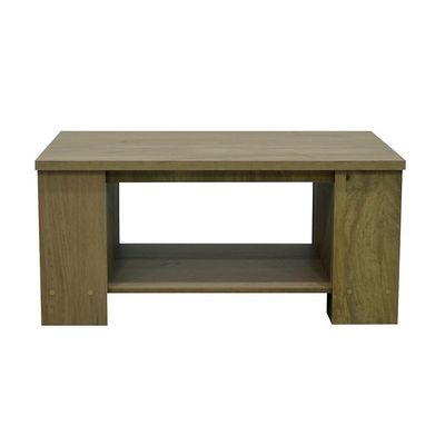 Athens Coffee Table W/Open Shelves-Light Oak