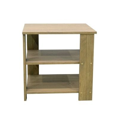 Athens End Table-Light Oak