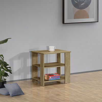 Athens End Table-Light Oak