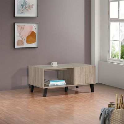 Supreme Coffee Table W/ Storage-French Sonoma Oak