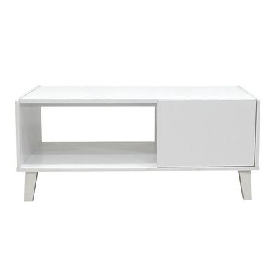 Supreme Coffee Table W/ Storage -White