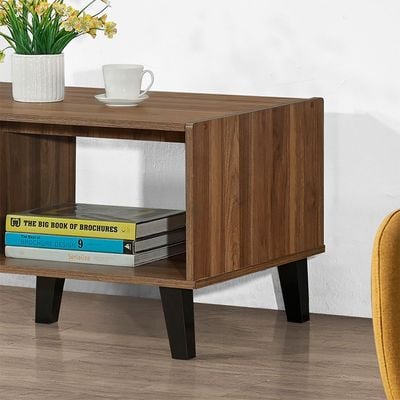 Supreme Coffee Table w/ storage-Light Walnut